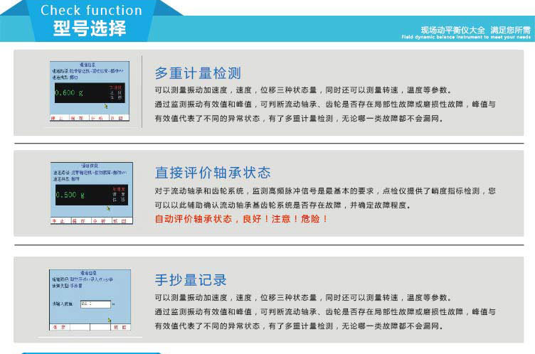 點檢儀功能與參數